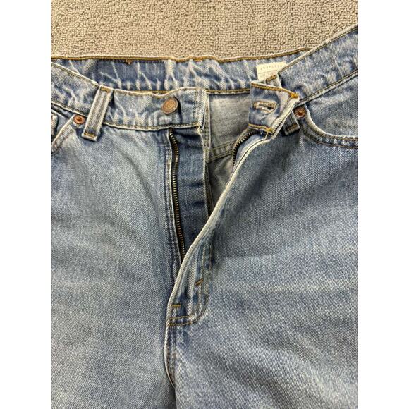 Vintage Levis 512 Slim Fit Tapered Jeans Women Size 13 MED Blue 90's USA Made - Picture 9 of 10